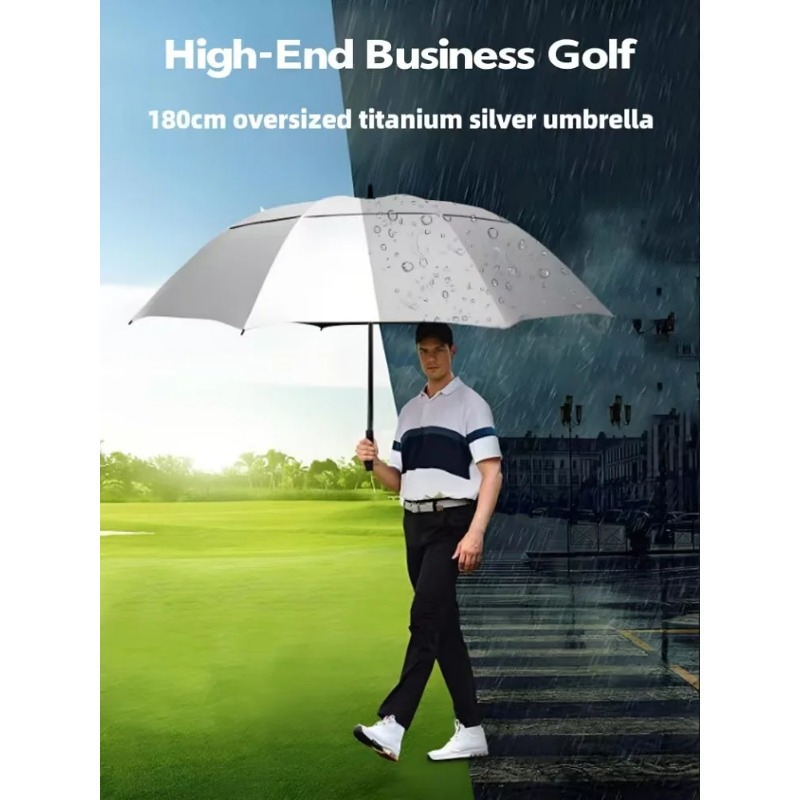 Golf Umbrella Large - مظلة أوتوماتيكية كبيرة جدًا 180 سم