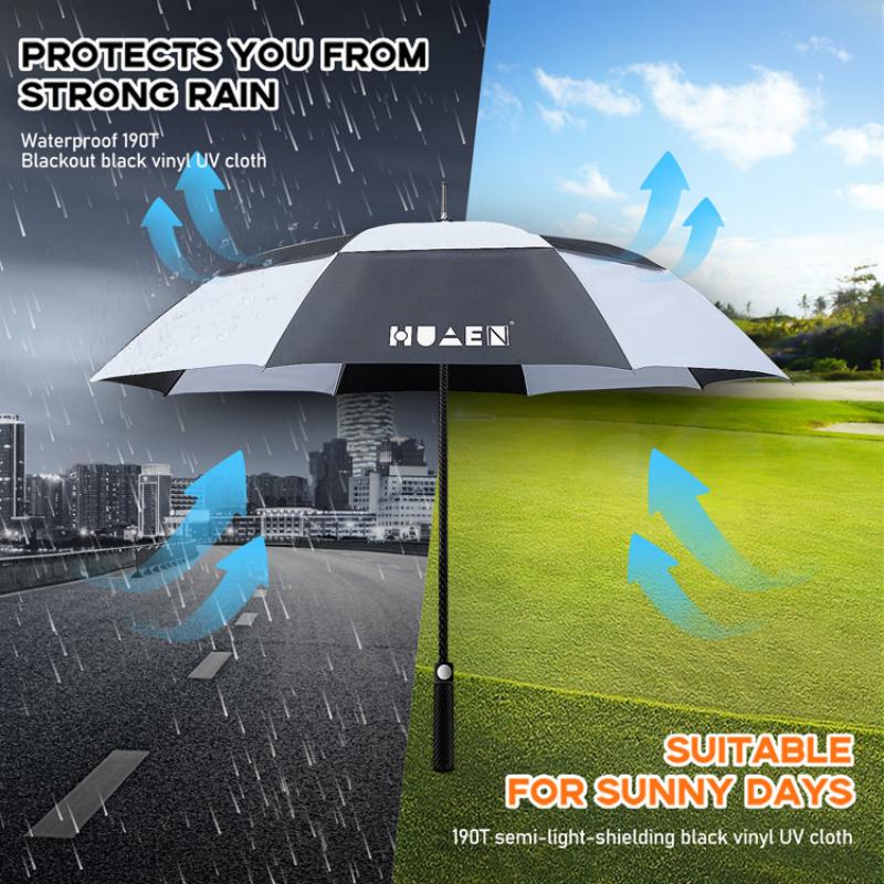 مظلة جولف جديدة كبيرة الحجم لل - مراجعة Golf Umbrella Large وسعره