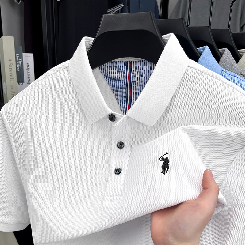 قميص بولو رجالي صيفي قصير الأك - مراجعة Golf Equipment Wholesale وسعره