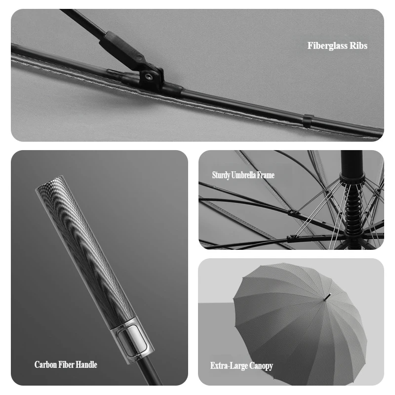 مظلة مستقيمة أوتوماتيكية من أل - مراجعة Golf Umbrella Large وسعره