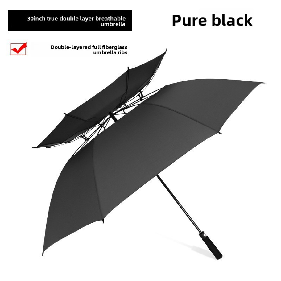 مظلة سيارة، مظلة جولف مزدوجة ا - مراجعة Golf Umbrella Large وسعره