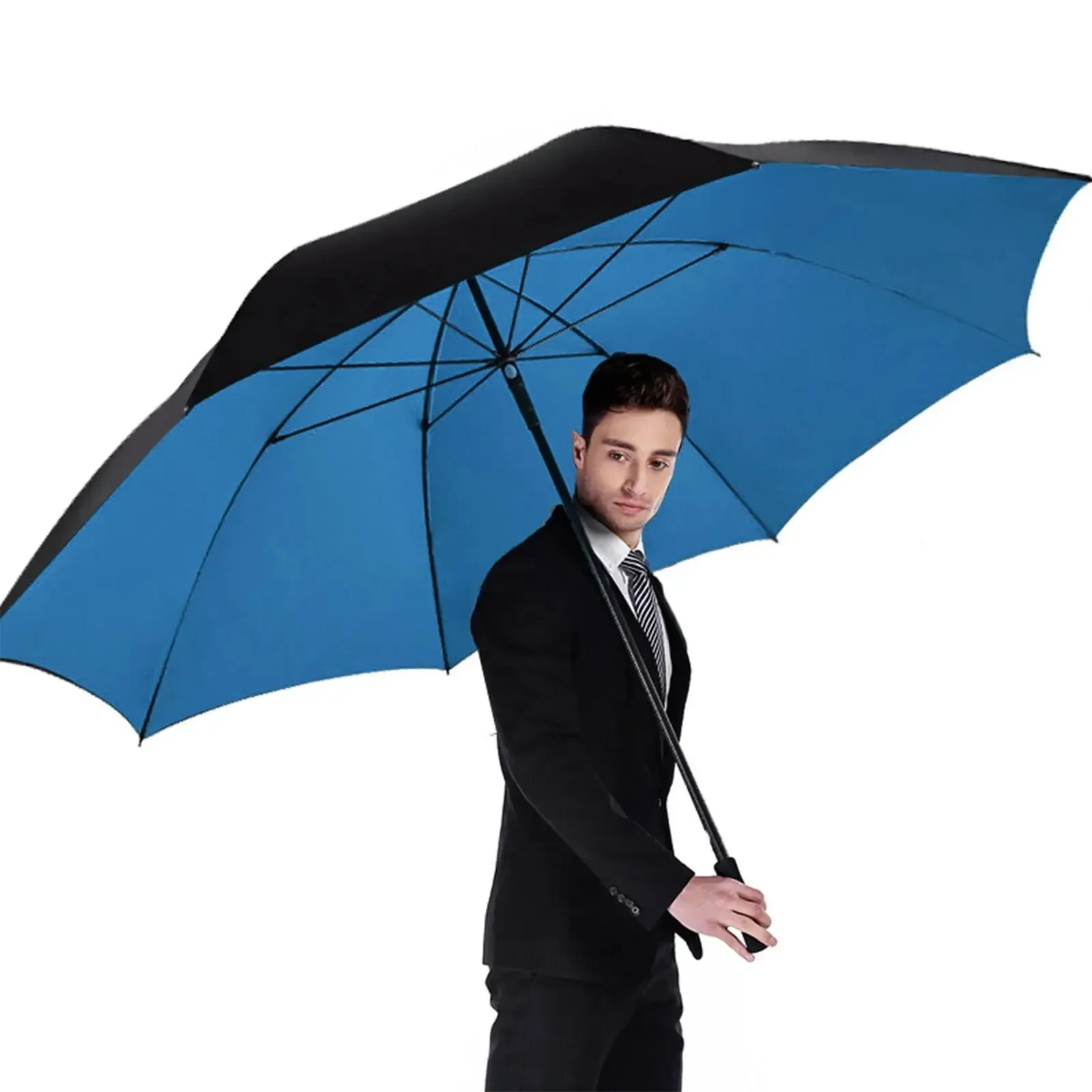 مظلة جولف كبيرة 185 سم للرجال، - مراجعة Golf Umbrella Large وسعره